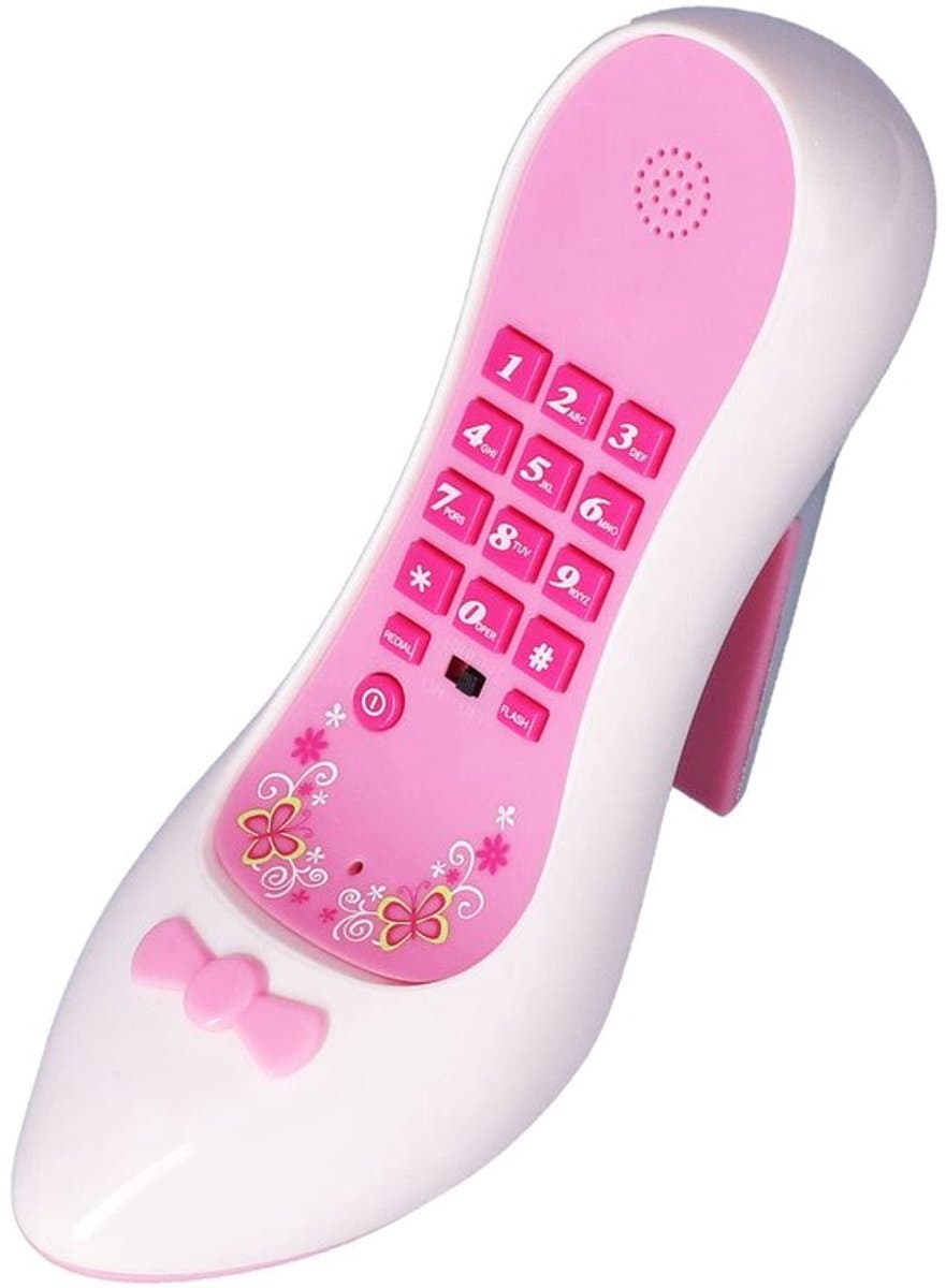 Vaste telefoon, hoge hakken novelty grappige vorm vaste telefoon met bel opslagfunctie, cadeaus voor geliefden, vrienden of decoratie (#3) — afbeelding 1