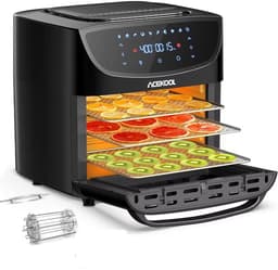 DIMICO - Airfryer 18L - 10 in 1 Heteluchtfriteuse met Touchscreen - 1800W XL Air Fryer Broodrooster - Digitale Convectie Oven - Bakken en Grillen — thumbnail 1