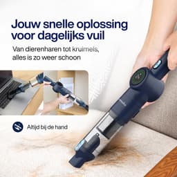 Samako Kruimeldief NanoDetect Pro 135W - Kruimelzuiger Snoerloos - Krachtige Handstofzuiger 16Kpa - Draadloos - Autostofzuiger — thumbnail 6