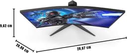 Zyrex® Gaming Monitor 240hz - Gaming Monitor -Zwart - 21cm x 29cm x 10cm — thumbnail 3