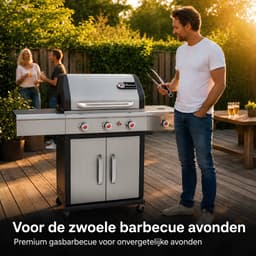 Landmann Triton PTS 3.1 Gasbarbecue - 4 branders - zilver — thumbnail 5