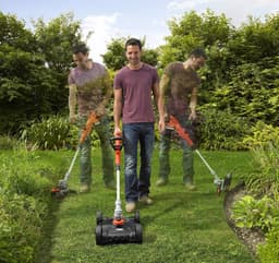 ZMR® Kantenmaaier - Grasmaaier - Accugrasmaaier - Zwart/Oranje - 110cm x 39cm x 19cm — thumbnail 3