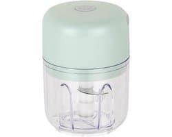 Mini Foodprocessor - Keukenmachine Hakker - Snel Ingrediënten Snijden - Draadloos USB Oplaadbaar - 250ml Capaciteit - Groen