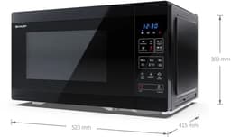 Sharp YC-MA262AE-B 4-in-1 functie met magnetron, airfry, grill en hetelucht — thumbnail 2
