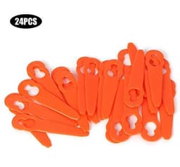 Dailygoods - Trimmerkopbladen - Vervangingsbladen voor grasmaaier - Oranje - Duurzaam kunststof - 24-delige set - Geschikt voor Polycut 2-2 - Herbruik... — thumbnail 5
