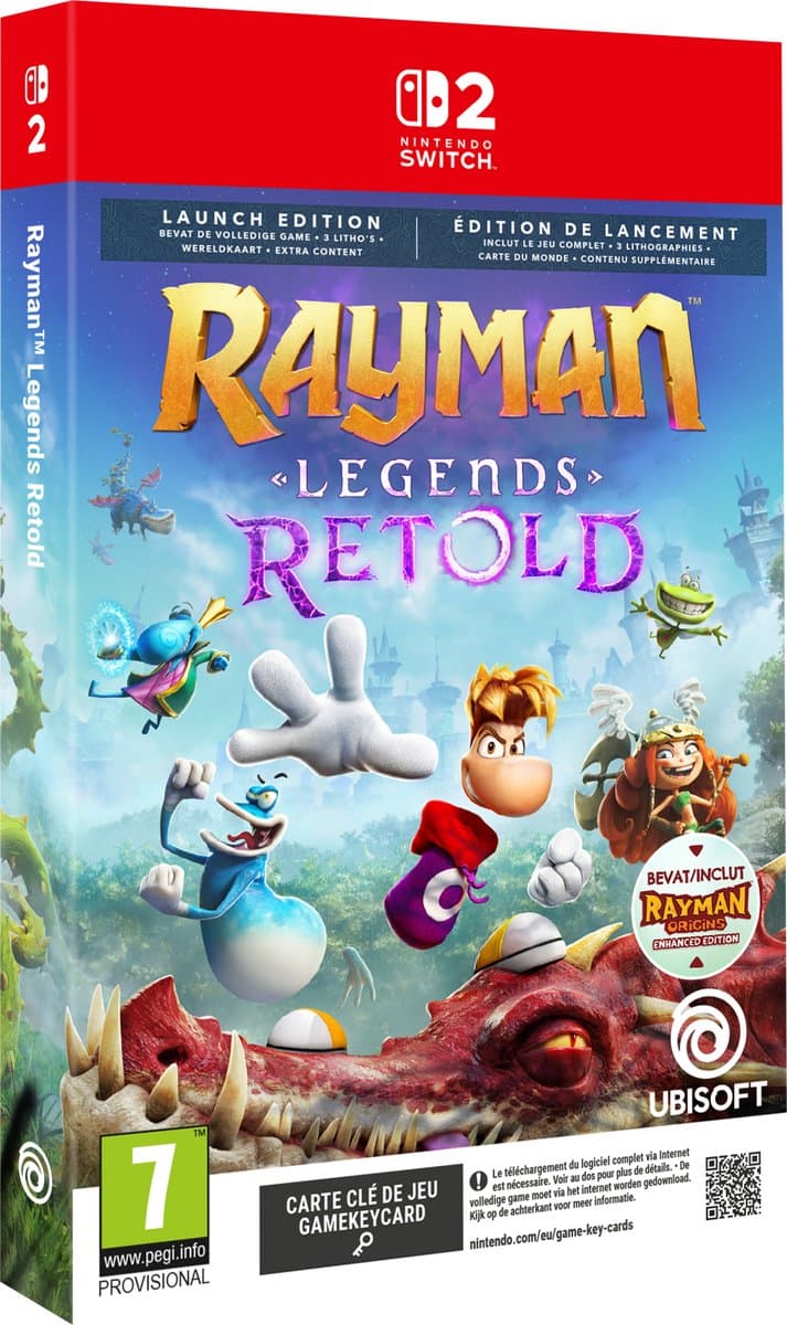 Rayman Legends: Retold - Launch Edition - Nintendo Switch 2 — afbeelding 1