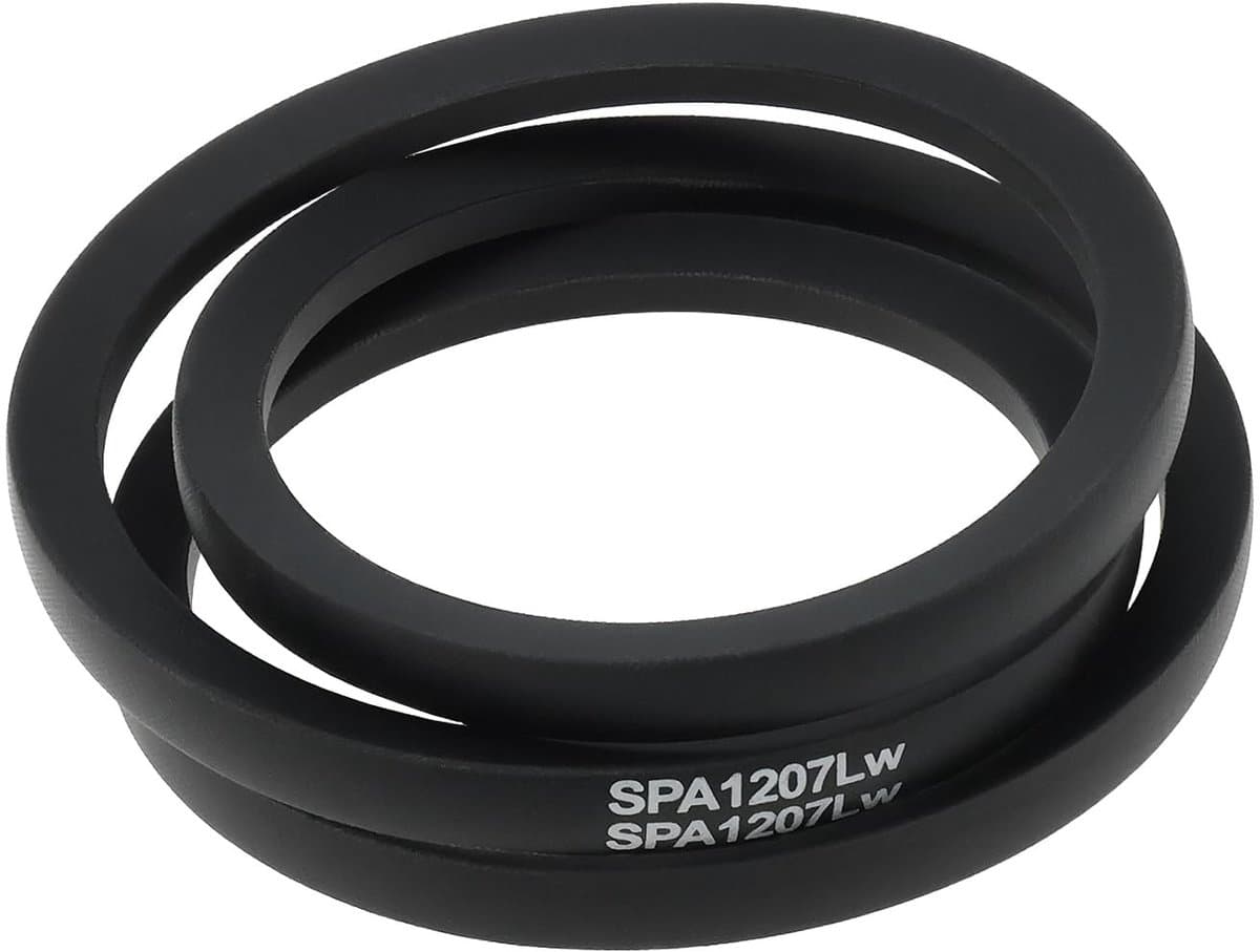JHUBERS- Aandrijfriem Perfecte Pasvorm - Buitenlengte 1225 mm - Binnenlengte 1162 mm - Rubber - Betrouwbare Prestaties - Soepele Werking - Grasmaaier Riem — afbeelding 1