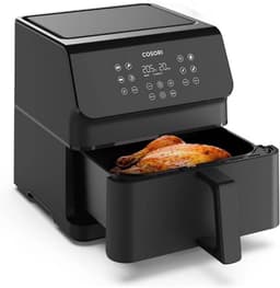 Heteluchtfriteuse - Airfryer Keuken - Gezond Koken - Grote Capaciteit - 62 Liter - Zwart — thumbnail 5