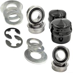 Dailygoods- Voorwielring - Dragende Omzettingsuitrusting - Conversiekit - Compatibel met Craftsman/Poulan/Husqvarna/Jonsered - Metaal/Rubber - Inhoud: 1 set - Wielbus — thumbnail 5