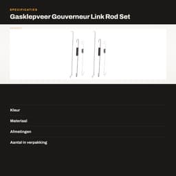 Dailygoods- Gasklepveer Set - 2x Terugstelveer - 2x Veer voor Snelheidsregeling - Voor GX140/GX160 - Metaal - Slijtvast - Motoronderdeel — thumbnail 3