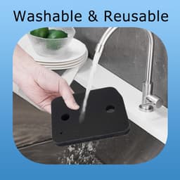 3 plintfilters vervanging voor alle Miele T1-drogers - plintfilter voor het filteren van pluizen in wasdrogers - vervangingsonderdeel 9164761 — thumbnail 4