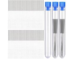 Reinigingsset 3D-printer - Reinigingsnaalden Spuitmonden - Onderhoud Spuitmonden - Roestvrij Staal - 60 Stuks - Transparant