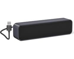 Soundbar Pc - Bekabelde en Draadloze Pc -Luidspreker - USB Mini Speaker - Bluetooth Audio