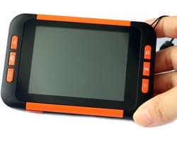 Digitaal Vergrootglas - Leesloep Senioren - Slechtziend Lezen - 19 Kleurmodi - 32x Vergrotingssterkte - Oranje