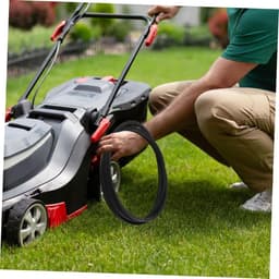 Grasmaaier riem - Maaiers aandrijfriem - Gazononderhoud - Duurzaam rubber - 107 cm lengte - Zwart — thumbnail 4