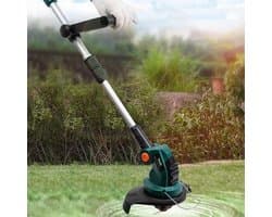 Handgrasmaaier - Tuinmaaier - Kleine gazons onderhouden - Oplaadbaar en draagbaar - Compact formaat - Groen