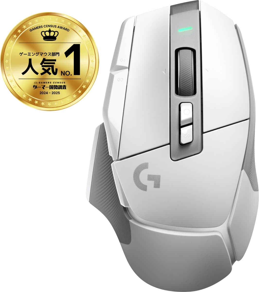 Logitech G502 X Lightspeed - Draadloze Gaming Muis - Rechtshandig - Optisch - Wit — afbeelding 1