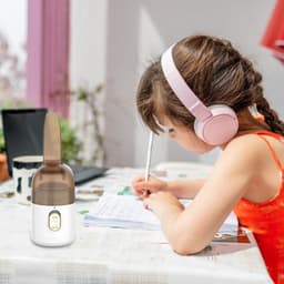 Cleaner Table Stofverzamelaar, mini-accu, roterend borstelgereedschap, lichte kruimelklopper voor desktop, cadeau, reinigingsaccessoires voor kinderen — thumbnail 4