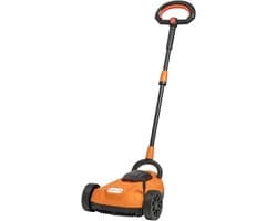 Accu grasmaaier - Compacte maaier - Kleine gazons onderhouden - Eenvoudig mulchen - 21 cm snijbreedte - Oranje/zwart