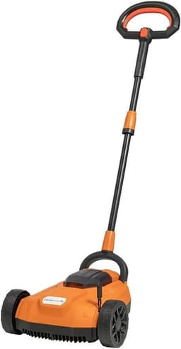 Accu grasmaaier - Compacte maaier - Kleine gazons onderhouden - Eenvoudig mulchen - 21 cm snijbreedte - Oranje/zwart — thumbnail 1