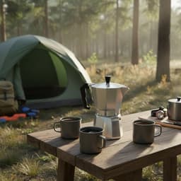 Cookinglife Percolator - Koffiemaker - Campingpercolator - Coffee Percolator - Aluminium Zilver Lichtgewicht - 330 ml 4-6 Kopjes — thumbnail 2