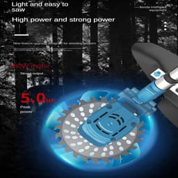 Elektrische Grasmaaier - Draagbaar Tuingereedschap - Gazon Onderhoud - Lichtgewicht 1.8kg - 90-130 cm - Zwart — thumbnail 3
