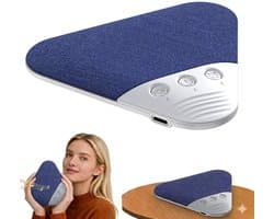 Slaapkussen met luidspreker, Bluetooth-luidspreker onder het kussen, timer Geschikt voor witte ruis, voor voor zijslapers, volwassenen en kinderen (blauw).