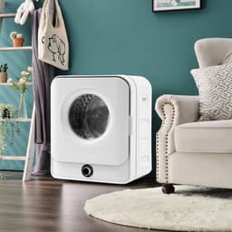 HAUSS SPOLE Wasdroger – 3 Kg Tot 4,5 Kg – Wandmontage – ABS En Staal – Wit – 5 Programma’s Met Oververhittingsbeveiliging — thumbnail 7