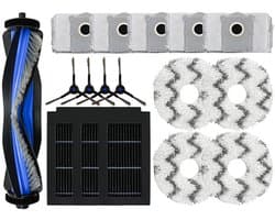 Geschikt voor ECOVACS T50 Pro/Omni, accessoires voor robotstofzuigers, geschikt voor T50, dweil/hoofdborstel/filter/stofzak, set