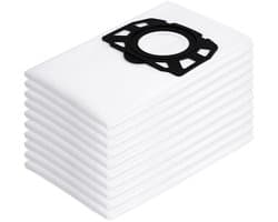 12 stuks KFI 487 stofzuigerzakken voor Kärcher WD2 Plus WD4 WD5 WD6 WD5P WD6P MV4 MV5 MV6 fleece filterzakken - stofzakken voor 2.863-006.0 nat- en droogstofzuigers