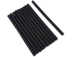 Krijtlijm Sticks Zwart voor Hechtprojecten - 10 Stuks (11 * 200mm) - Perfect voor Hobby en Klussen