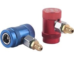 Professionele Adapter voor Airconditioning met Snelle Aansluitingen voor R1234Yf en R134A Koelmiddelen