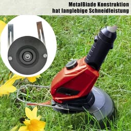 Vervangende metalen lemmeten – Geschikt voor Einhell grasmaaier 18 LI, dubbele bescherming — thumbnail 3