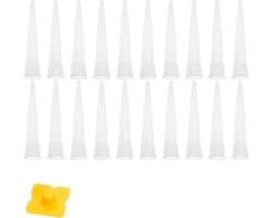 Set van 20 Silicone Spuitmondjes voor Lijm en Kit, Perfect voor Precisie en Sealing Werkzaamheden