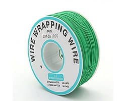 30AWG 0.25mm Geïsoleerde Draad - Kleurige Elektrische Kabel voor DIY Projecten, Flexibel en Zacht, Geschikt voor Elektronica en Hobby's