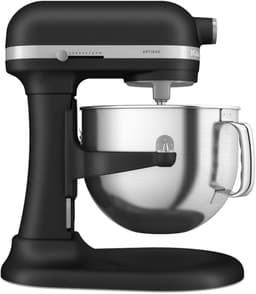 KitchenAid keukenmachine - Artisan - In hoogte verstelbare kom - 375 W - 11 snelheden - 3 RVS accessoires - 6,6L - Zwart — thumbnail 1