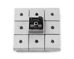 Rectifier Bridge 10 stuks, 50 A, 1000 V, enkel-fase, siliconen diodes, metalen behuizing, hoge prestaties, energie-efficiëntie, elektronische componenten