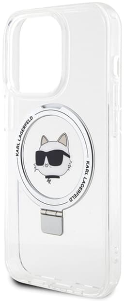Karl Lagerfeld Choupette Head Serie - Telefoonhoezen - Ring Stand - MagSafe - Wit — thumbnail 5