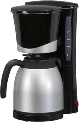SVN®Koffiezetapparaat met Thermoskan - Koffiezetapparaat voor 10 Kopjes - Anti Drup - 1L - Zwart/Zilver - 37cm x 28cmx 20cm; 1.84kg — thumbnail 2