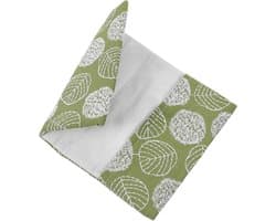 Herbruikbare Boekomslag - Boekbeschermer Stof - Boeken Beschermen - Wasbaar Stofontwerp - 155 x 118 cm - Groen