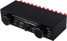 Speaker Switcher - Audio Selector - Verbinden van Audio - 4 Versterkers 2 Speakers - 300W per Kanaal - Zwart — thumbnail 1
