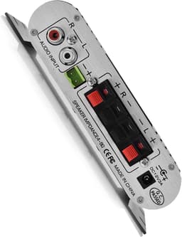 Mini Eindversterker - Audio Versterker - Muziek Luisteren - Aluminium Behuizing - 15.4 x 12.9 x 3.9 cm - Zwart — thumbnail 5
