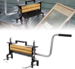 Handmatige Wasmachine met Crank, Zware Duurzame Waterafvoer voor Handdoeken, Chamois en Sponsen — thumbnail 3