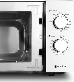 Grunkel Magnetron van roestvrij staal met een inhoud van 20 l en 5 standen - MW-20INOX - ontdooifunctie en timer tot 35 minuten. Roestvrij staal - 700 W — thumbnail 2