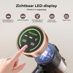 Proscenic P11 Ultra - Steelstofzuiger Draadloos - 550W - 55Kpa - 55 minuten - Ultralicht - 1,2 L Stofbak - Snoerloze Stofzuiger — thumbnail 3
