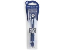 Boeklampje - Leeslampje - Lezen in bed - Compact en flexibel - Klein formaat - Marineblauw