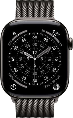 APPLE Watch Series 11 GPS + Cellular - 46mm Titanium Case - Milanese Loop S/M Smartwatch Slate — thumbnail 2