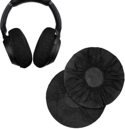 SPHProducts - Hoofdtelefoon oorschelphoezen - Sanitaire oorkapjes - Comfortabel en ademend - Zwart - 100 stuks - Geschikt voor de meeste op oor hoofdt — thumbnail 2
