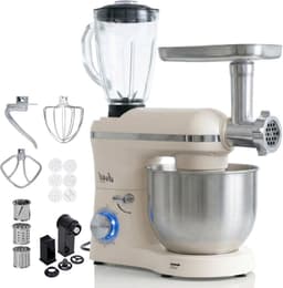 Keukenmachine Multifunctioneel - Keukenrobot Alles in één - Maaltijden Bereiden - Vervangt 5 apparaten - 6.2L Mengkom - Creme — thumbnail 1