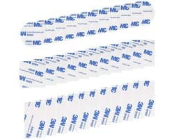 Set van 30 Dubbelzijdige Lijmpads, Extra Sterke Dubbelzijdige Schuimplakband, Waterdichte Tape voor Thuis, Kantoor en Auto, Ideaal voor Creatieve Projecten en Klussen